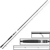 Gamakatsu ITM40 2,70m Softbait 90H 10-45g - Spinnrute