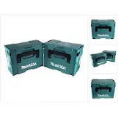Makita Makpac Set Gr. 2 + 3 Transportbox / Werkzeugkoffer