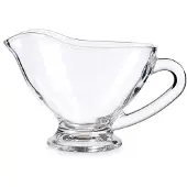 Vivalto Sauciere Glas Soßenkanne Saucenkanne Sauce Schale mit Ausguß 200 ml