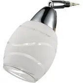 Esto LED Lampenkopf 4W Vario Home Glas weiß gemustert
