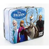 Winning Moves Disney Frozen Top Trumps im Blechkoffer (englisch) Kartenspiel Quartettspiel Eiskönigin