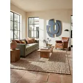KADIMA DESIGN Jute Teppich handgewebt strapazierfähig naturfaser | 200x290cm