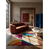 KADIMA DESIGN Wollteppich handgetuftet Bunt 120 x 170 cm - AIRE