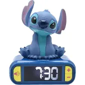 Disney Stitch 3D-Nachtlicht-Wecker mit Soundeffekten