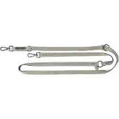 Trixie CityStyle Hundeleine aus Baumwolle S-M: 2,00 m/13 mm hellgrau