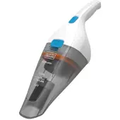 Black & Decker NVC115JLEW, Trocken, Filterung, Beutellos, Grau, Weiß, 0,325 l, Akku