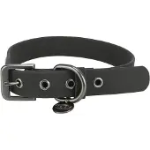 Trixie Halsband Hond Citystyle Pvc Zwart - 25-32X2 Cm