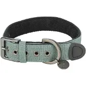 Trixie CityStyle obroża bawełna dla psa L–XL: 50–57 cm/35 mm, szałwiow, szeroka