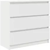 vidaXL Sideboard Weiß 80x35x76 cm Holzwerkstoff