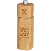 Räder Salzmühle "Glück ist das Salz in der Suppe"
