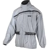 GMS Lux Motorrad Regenjacke, grau, 2XL