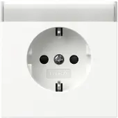 Gira SCHUKO-Steckd. BSF + SP Flächenschalter Reinweiß 446270