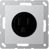 JUNG Steckdose 1f alu glz A UP IP20 ZP NEMA A521-15AL
