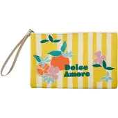 Clairefontaine 116285C - Etui Mäppchen Dolce Amore, aus Baumwolle, 22x16cm, geei
