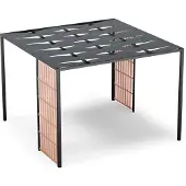 Blumfeldt Shade Cove Vert Gartenpavillon 3x3 m - wasserdicht, stabil, winterfest mit pulverbeschichtetem Stahlrahmen, PA-beschichtetem Dach und Stahlsichtschutz in modernem Design