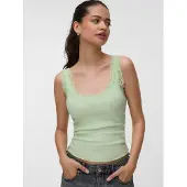 Vero Moda Tanktop "VMNANA LACE TANK TOP JRS NOOS" Baumwollmischung