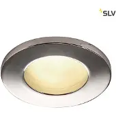 SLV Dolix Out Einbaustrahler 230V IP65 Rund Chrom 1001166