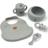 Liewood - Mileah Baby Mealtime Set - Dove blue - One size