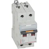 Legrand 409719 DX3 Leitungsschutzschalter B-Charakteristik, 32A, 2-polig, 25kA, 400VAC, 2TE