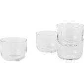 Muuto Wasserglas Corky Low Clear 200 ml (4er-Set)
