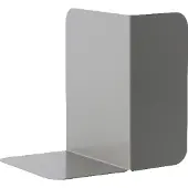 Muuto Compile Bookend Grey - , Grau, Metall
