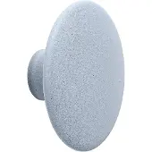 Muuto - Wandhaken 'The Dots' Keramik single, Ø 13 cm / hellblau
