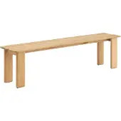 Muuto Assemble Gartenbank, 180 x 36,4 cm, teak