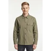 Jack & Jones Langarmhemd "JPRBLATYLER HERRINGBONE L/S OVERSHIRT" mit Brust Tasche