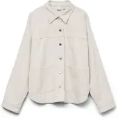 Vero Moda Jeanshemd Jamie 10331693 Beige Relaxed Fit