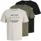 Jack & Jones 3er-pack Logo T-shirt