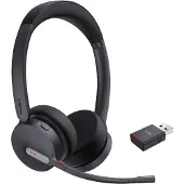 Yealink WH64 Hybrid Dual UC, Kabellos, 20 - 20000 Hz, Büro/Callcenter, 331 g, Kopfhörer, Schwarz