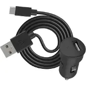 Blueway MINICACMICBB, Auto, Zigarettenanzünder, 5 V, 1 m, Schwarz