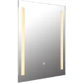 Globo Rivas LED Spiegel 12W Warmweiß IP44 Chrom Memoryfunktion 61cm 84032