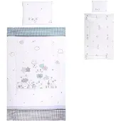 Lorelli Kinderbettwäsche 3-teilig, Decke 140 x 95 Kissen 43 x 35 Laken 150 x 100