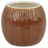 Beaumont Keramische Kokosnuss Tiki Becher 500ml