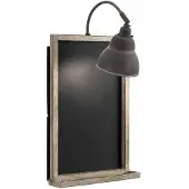 Elstead Lighting Elstead Chalkboard Wandleuchte E27 Verwittertes Zink