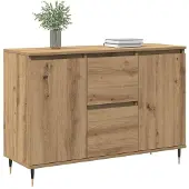 vidaXL Sideboard Artisan-Eiche 101,5 x 35 x 70 cm Holzwerkstoff