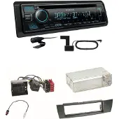Kenwood KDC-BT560DAB Bluetooth Digitalradio Einbauset für BMW E90 E91 E92 E93