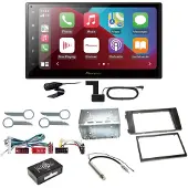 Pioneer SPH-DA160DAB Android Auto CarPlay Einbauset für Audi A6 4B