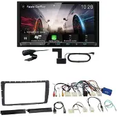 Kenwood DMX8021DABS Android Auto CarPlay Einbauset für Toyota Hilux ab 2011