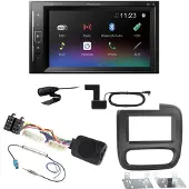 Pioneer DMH-A240DAB Bluetooth MP3 DAB+ Autoradio Einbauset für Nissan NV300