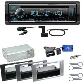 Kenwood KDC-BT740DAB Digitalradio Einbauset für Ford Focus C-Max Fiesta Transit