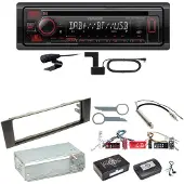 Kenwood KDC-BT450DAB Bluetooth Digitalradio CD Einbauset für Audi A3 8P 8PA