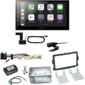 Pioneer SPH-DA250DAB Bluetooth MP3 USB DAB+ Einbauset für Renault Captur Master