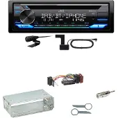 JVC KD-DB922BT Bluetooth Digitalradio Einbauset für Mercedes E-Klasse W124
