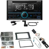 Kenwood DPX-7300DAB Bluetooth Digitalradio Einbauset für Porsche Cayenne ab 2007