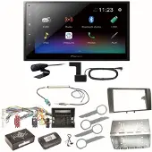 Pioneer DMH-A340DAB Digitalradio Bluetooth Einbauset für Audi A3 8P 8PA