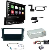 Pioneer AVH-Z7200DAB Bluetooth CD USB Einbauset für Skoda Fabia Roomster Praktik