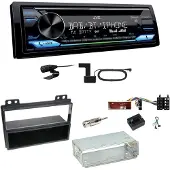JVC KD-DB912BT Digitalradio Bluetooth Einbauset für Ford Fusion Fiesta