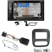 Pioneer AVIC-Z730DAB USB DAB+ MP3 Navigation Einbauset für Renault Trafic 3
